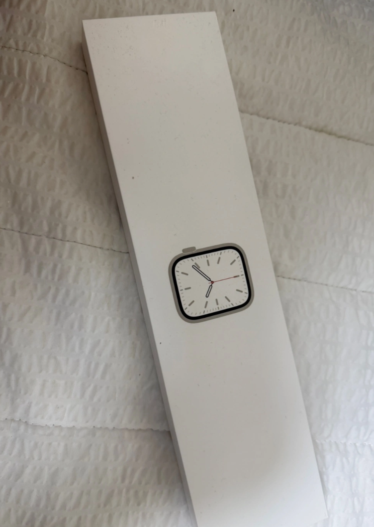 애플워치 7 41mm 스타라이트 알루미늄 (셀룰러)