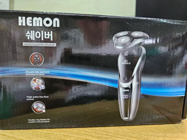 헤몬 쉐이버 전기 전동 남자 면도기