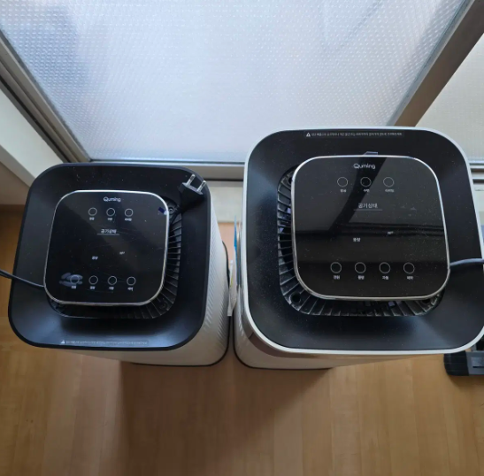 현대큐밍 HA-832(14평), HA-831A(11평) 공기청정기 2대