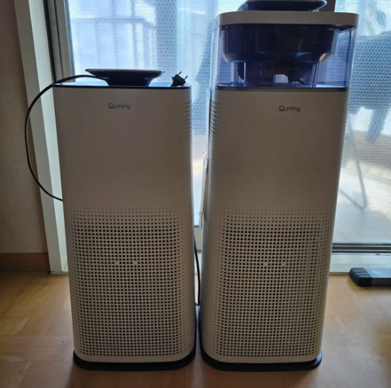 현대큐밍 HA-832(14평), HA-831A(11평) 공기청정기 2대