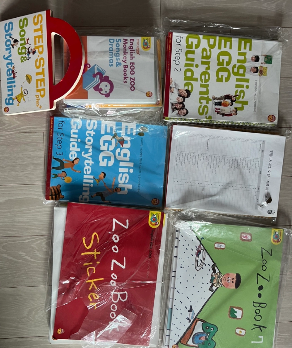 잉글리쉬 에그 영어 전집(스텝 1~3) + 판다북 전집