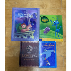 Disney 디즈니 라이언킹 알라딘 등 영화 원작 영어 도서 4권