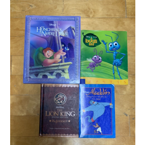 Disney 디즈니 라이언킹 알라딘 등 영화 원작 영어 도서 4권