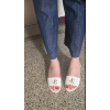 지미추 정품 구두 흰색 뮬 샌들 37.5