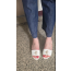 지미추 정품 구두 흰색 뮬 샌들 37.5