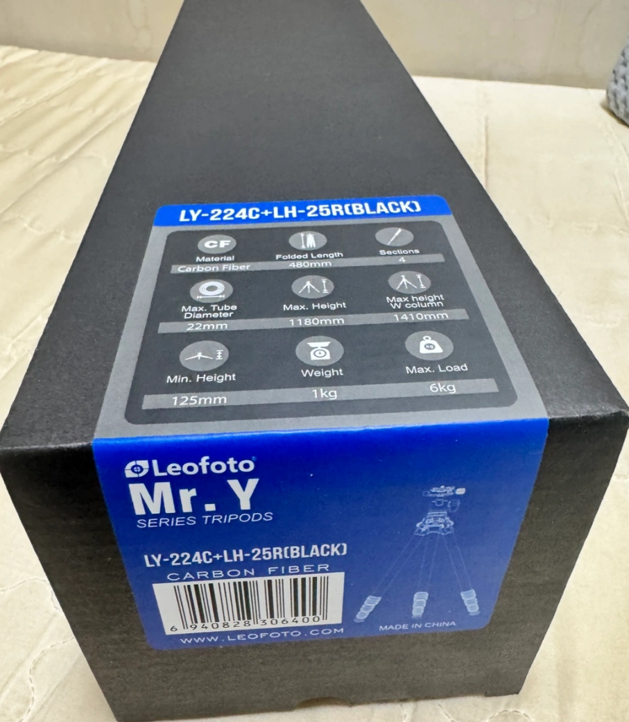 [미개봉]레어포토 LY-224c+LH-25R[BLACK] 삼각대 팝니다