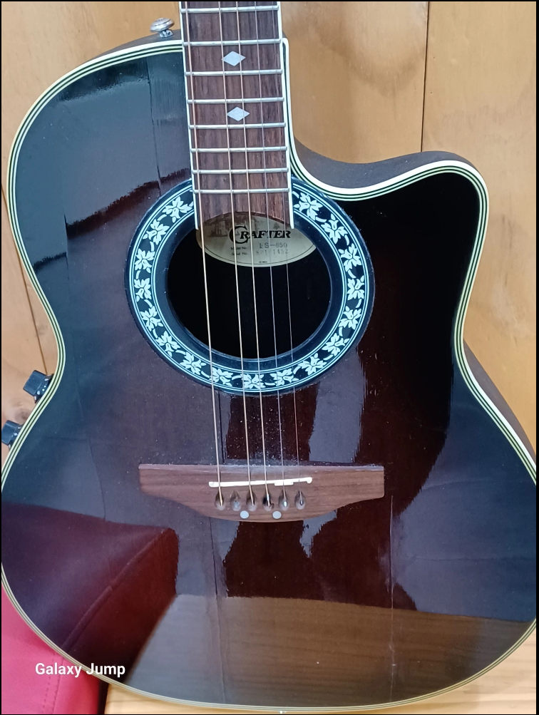 크래프터 ES-850 픽업장착된오베이션통기타입니다