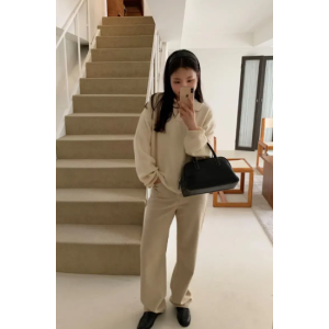위드윤-베르니 양기모 팬츠 (베이지) M