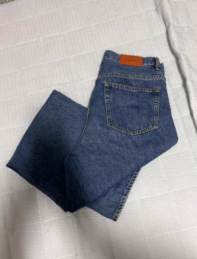 산드로 남성 와이드 청바지