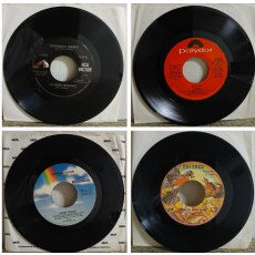 빈티지 도너스 음반 8장 일괄 (7인치 45 RPM)