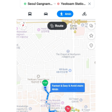 (월 주차권) 역삼역 언주역 근처