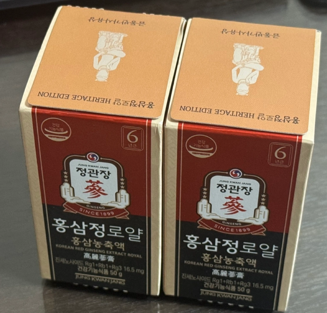 정관장 홍삼정로얄 50g * 2 = 100g 미개봉 새제품