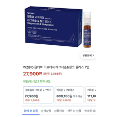 WZBIO 마그네슘&징코 플러스