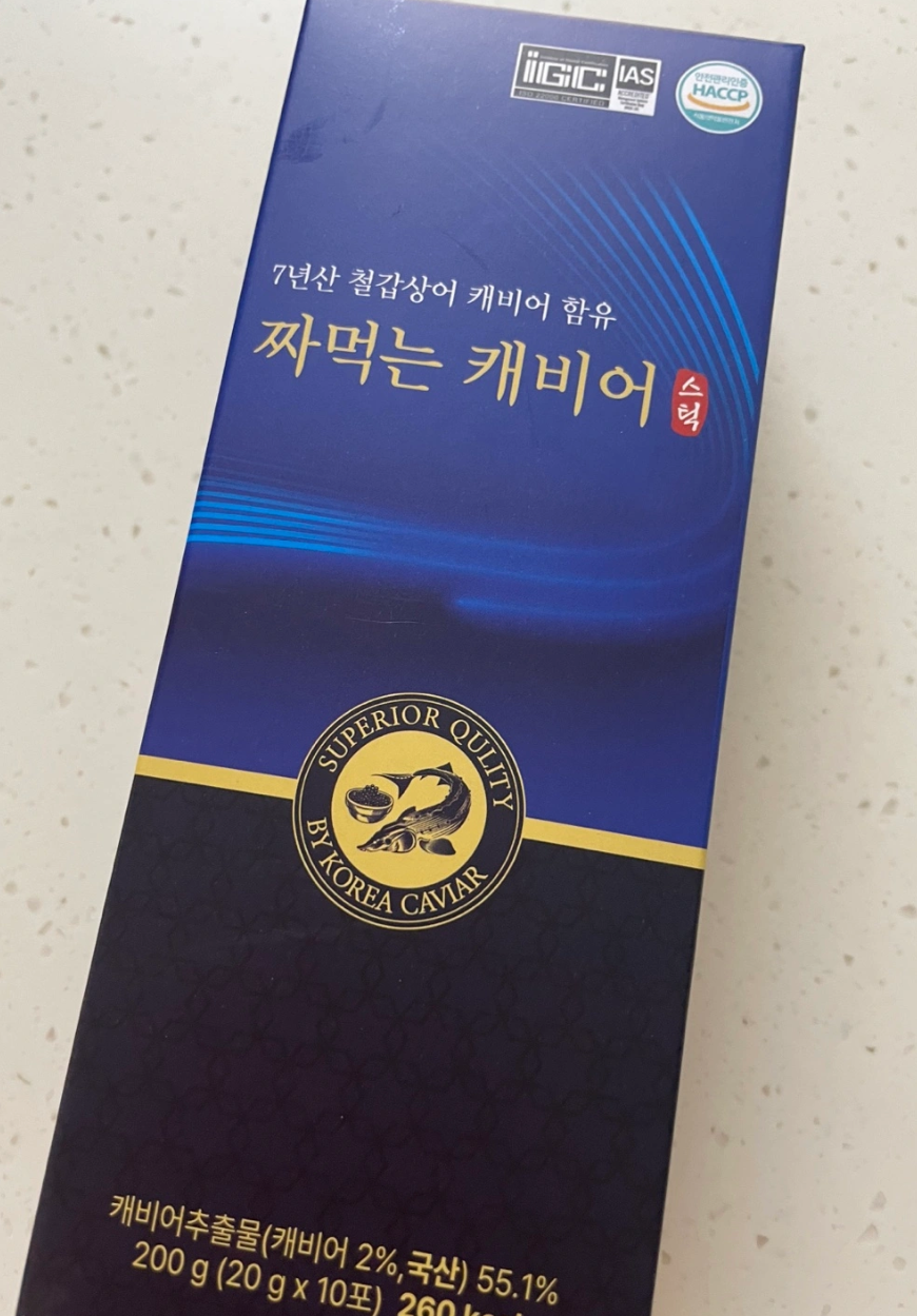 짜먹는 캐비어 스틱 20g x 10개