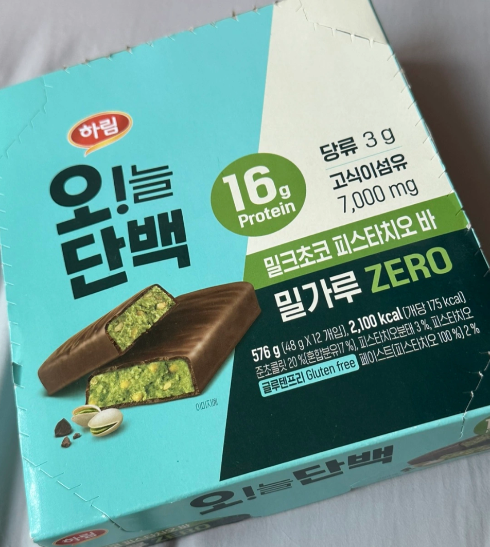 하림 오!늘단백 밀크초코 피스타치오