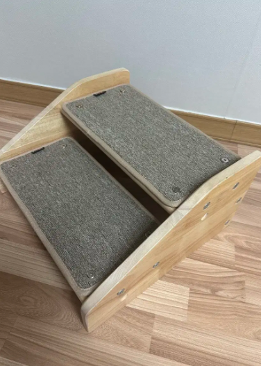 캣츠빌 원목 논슬립 강아지 계단